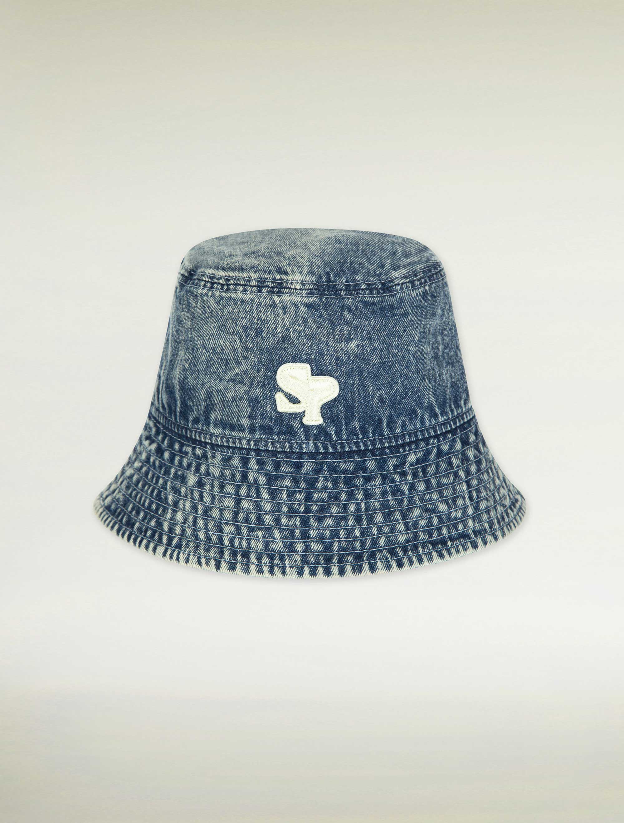 DENIM BUCKET HAT - BLUE